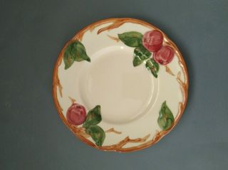Vtg Franciscan Ware Apple 6 " Salad / Dessert Plate Pottery Dish
