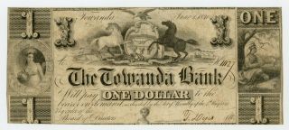 1841 $1 The Towanda Bank - Towanda,  Pennsylvania Note