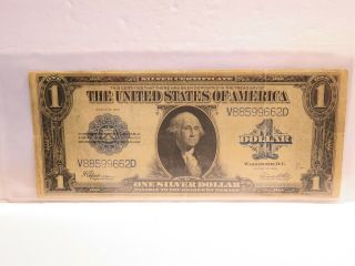 $1 1923 Silver Certificate United States Speelman - White Horseblanket Note