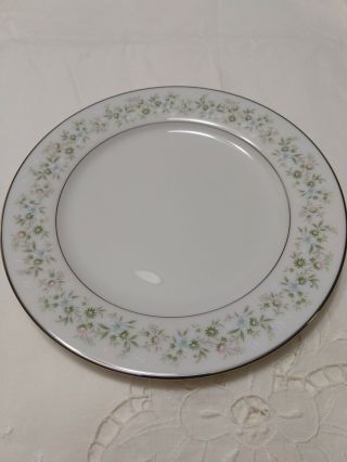 Noritake Savannah Pattern 2031 Platinum Rim Salad Plate 8.  25 " First Quality
