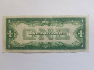 1928 B United States $1 One Dollar Silver Certificate Note 2
