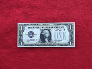 Fr - 1601 1928 A Series $1 Silver Certificate " I - A Block " Extremely Fine