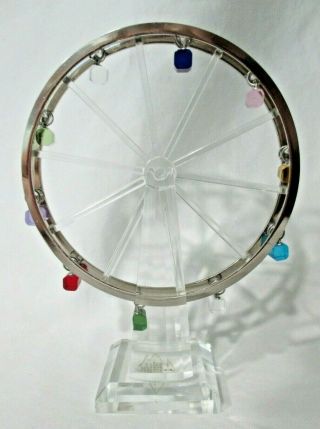 Shannon Crystal Ferris Wheel Sculpture By Godinger Iob Euc