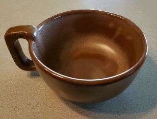 Frankoma Soup Mug Or Cup 4sc In Satin Brown