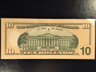 LOW PRINT $10 2017 GEM CU Star Federal Reserve Note F Atlanta ONLY ONE 320K Ten 2