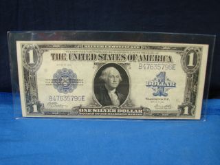 1923 $1 Silver Certificate Large Size Us Currency Dollar Bill