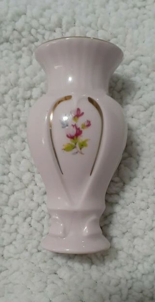 Vintage H & C mini vase Rosa Porzellan Czech Republic 63 porcelain 3