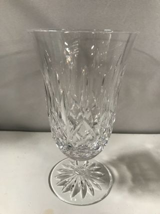 Waterford Crystal Araglin Water / Iced Beverage Glass 6 1/2” Tall X 3 1/2” Diam