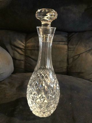 Exquisite Waterford 11.  25 " Cut - Crystal " Comeragh " Cordial Decanter With Stopper