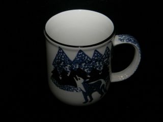 Tienshan - Folkcraft - Wolf Country Pattern - Mugs