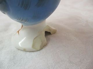Vintage Lefton hand painted Egg Cup Blue Bird 286 (5) 2