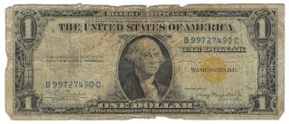 $1 1935 - A North Africa Wwii Emergency Silver Certificate Fr 2306