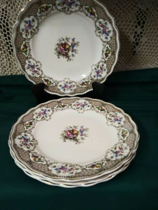 Marlborough Grindley England Chatsworth Royal Petal Dinner Plates
