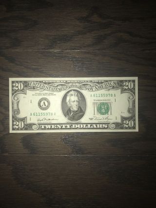 (1) 1981 $20 Crisp Uncirculated Twenty Dollar Bill