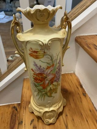 Royal Wettina Rh - Vase China - Made In Austria - Vintage