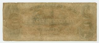 1853 $10 The Farmers & Exchange Bank of Charleston,  SOUTH CAROLINA Note 2
