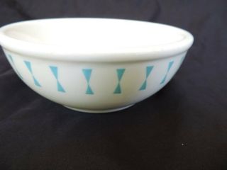 Vintage Homer Laughlin Best China Berry Bowl Turquoise