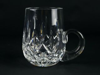 Waterford Lismore Cider Mug Or Ale Tankard 13oz,  Vertical Diamond Cut Crystal