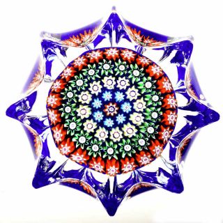 Perthshire Miniature Concentric Millefiori Star,  Possibly One Of A Kind