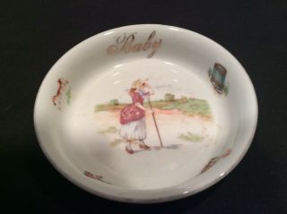 Vintage " Baby " Porcelain Dish/bowl,  Germany,  Little Bo Peep