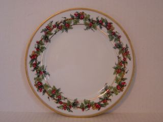 Royal Gallery The Holly And The Ivy Salad Plate (s) 8 - 1/2 "