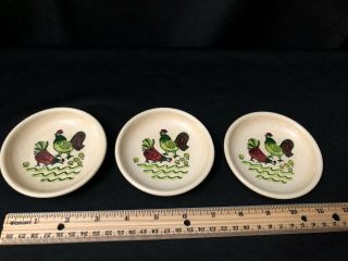 Vintage Coasters Or Small Plates Poppytrail By Metlox Usa California