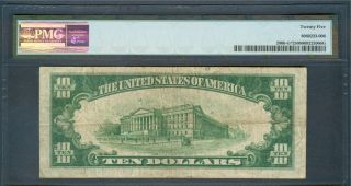 $10 FRN Series 1934A Chicago STAR Note,  PMG Very Fine 25 2