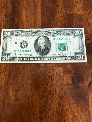 (1) 1974 $20 Crisp Uncirculated Twenty Dollar Bill