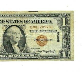 $1 " Hawaii " 1935 - A " Emergency Currency " $1 " Hawaii " (world War Ii) $1