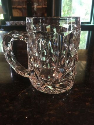 Tiffany & Co.  Rock Cut Beer Mug Glass Crystal