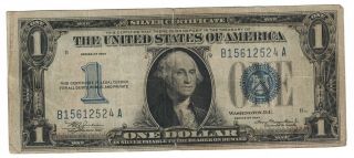 1934 $1 Dollar Funny Back Silver Certificate