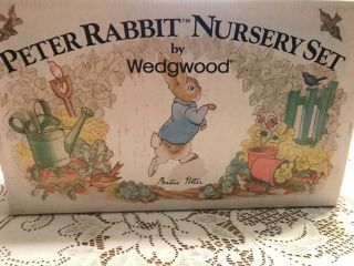 Wedgwood Peter Rabbit 3 Piece Nursery Set Mug,  Plate,  & Porringer Wow