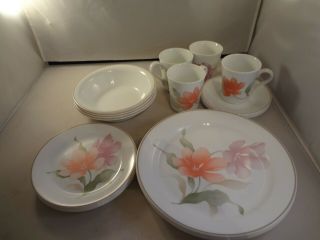 20 Piece Set Of Corelle Dinnerware Service For 4 Pacifica Pattern