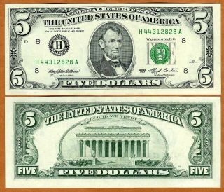Usa,  $5,  1993,  P - 491,  H (st.  Louis,  Mo) Unc
