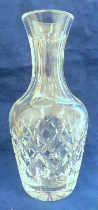 Waterford Cut Crystal Lismore 7.  5 " Flared Fluted Single Flower Bud Vase C9
