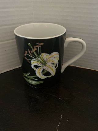 3 Vintage Tiffany & Co.  Mrs.  Delany ' s Flowers by Sybil Connolly Coffee Mugs 2