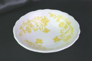 Royal Staffordshire Windsong Ironstone Yellow Soup Bowl J & G Meakin