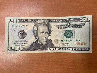 2013 (20 Dollar) Star Note Very Rare