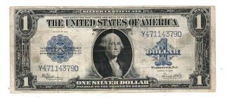 U.  S.  1923 Large Size $1.  00 Silver Certificate Fr 237 Speelman White