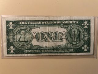 1935 A HAWAII overprint $1 one dollar silver certificate 2