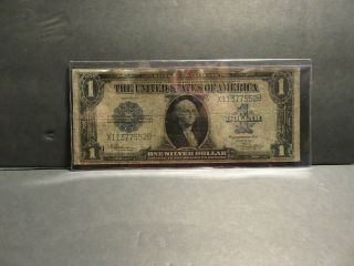 $1 1923 Silver Certificate United States Speelman - White,  Horseblanket Note - 909