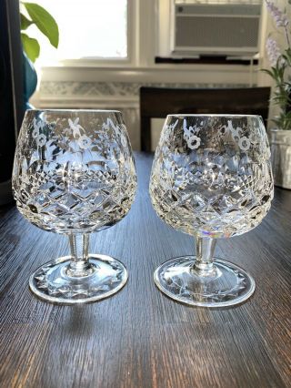 Large 5 1/4” Rogaska Gallia Crystal Brandy Snifter Liquor Glass Goblets