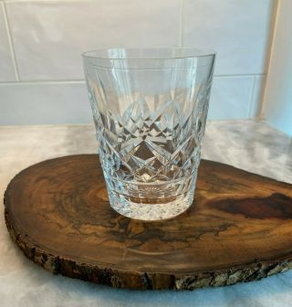 Waterford Crystal Lismore Dof Double Old Fashioned Ireland 12 Oz 4 3/8 Tumbler