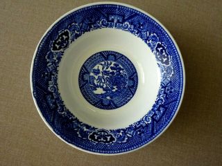 Vintage Blue Willow Willow Ware By Royal China 6.  25 " Fruit Bowl