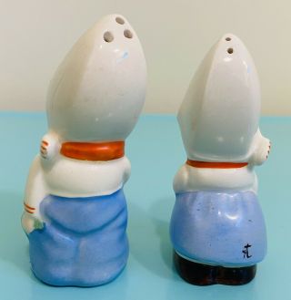 Vintage Goebel Little Dutch Boy & Girl Frankfurt Porcelain Salt & Pepper Shakers 3