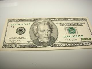 1996 20 Dollar Bill $20 A1 Aa 58431767b Older Twenty Federal Reserve Bank Note