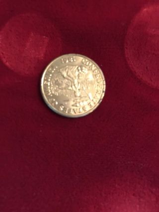 1861 Fantasy Csa Confederate States Of America 5 Dollar Coin Token