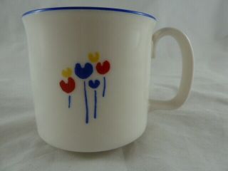 Riva Designs Tulips Mug Japan 3 " Tall Tea Cup 6 Oz Childs Fine China