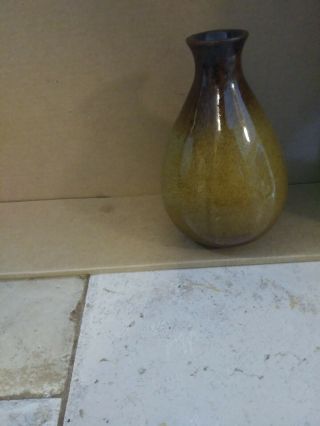Small Tear Drop Bud Vase Clay Ceramic 4.  5 