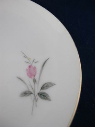 Golden Rose Fine China of Japan Vintage FRUIT BOWL Pink Roses Gray,  Gold Trim 3